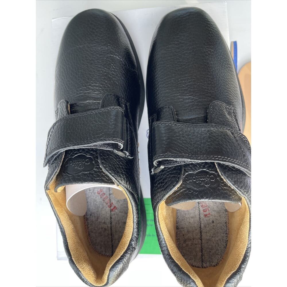 Dr Comfort Diabetic Shoes William Black Leather Casual 6310 Men's Size 12.5 W